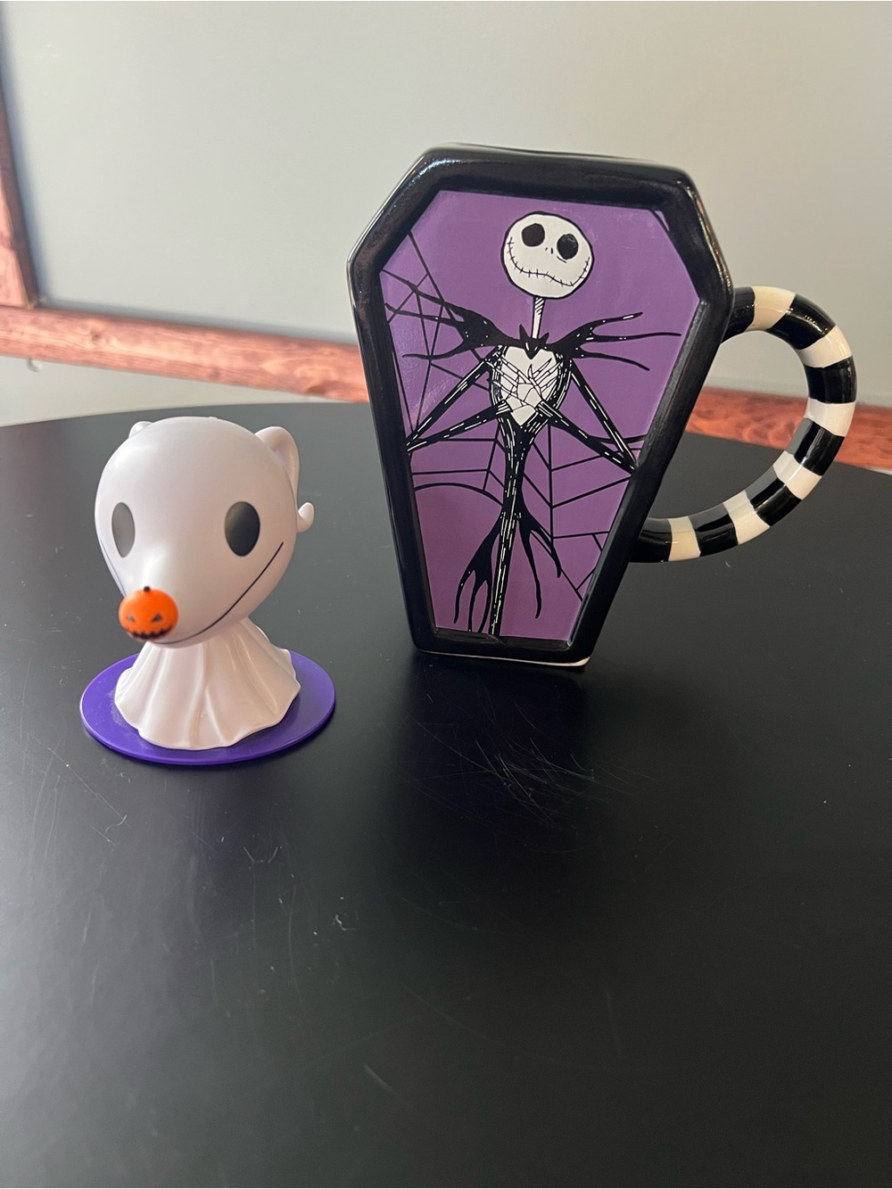 Nightmare Before Christmas Coffin Mug and Zero Figure